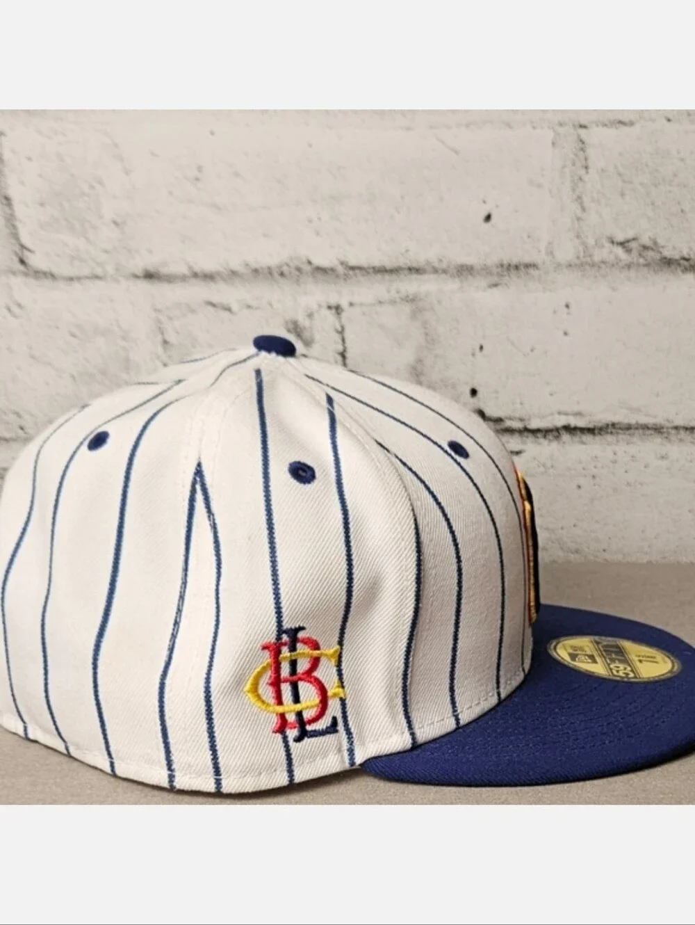 New Era 59FIFTY NY Yankees Pinstripe Fitted Hat 7 5/8 MLB